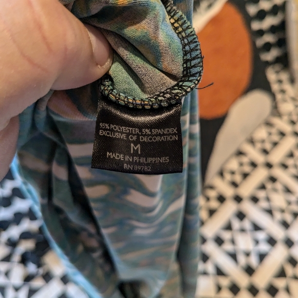 Josie natori faux wrap dress size M - Picture 6 of 6